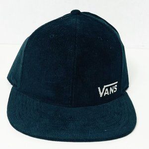 Vans Men's Corduroy Splitz Black Snapback Hat OS